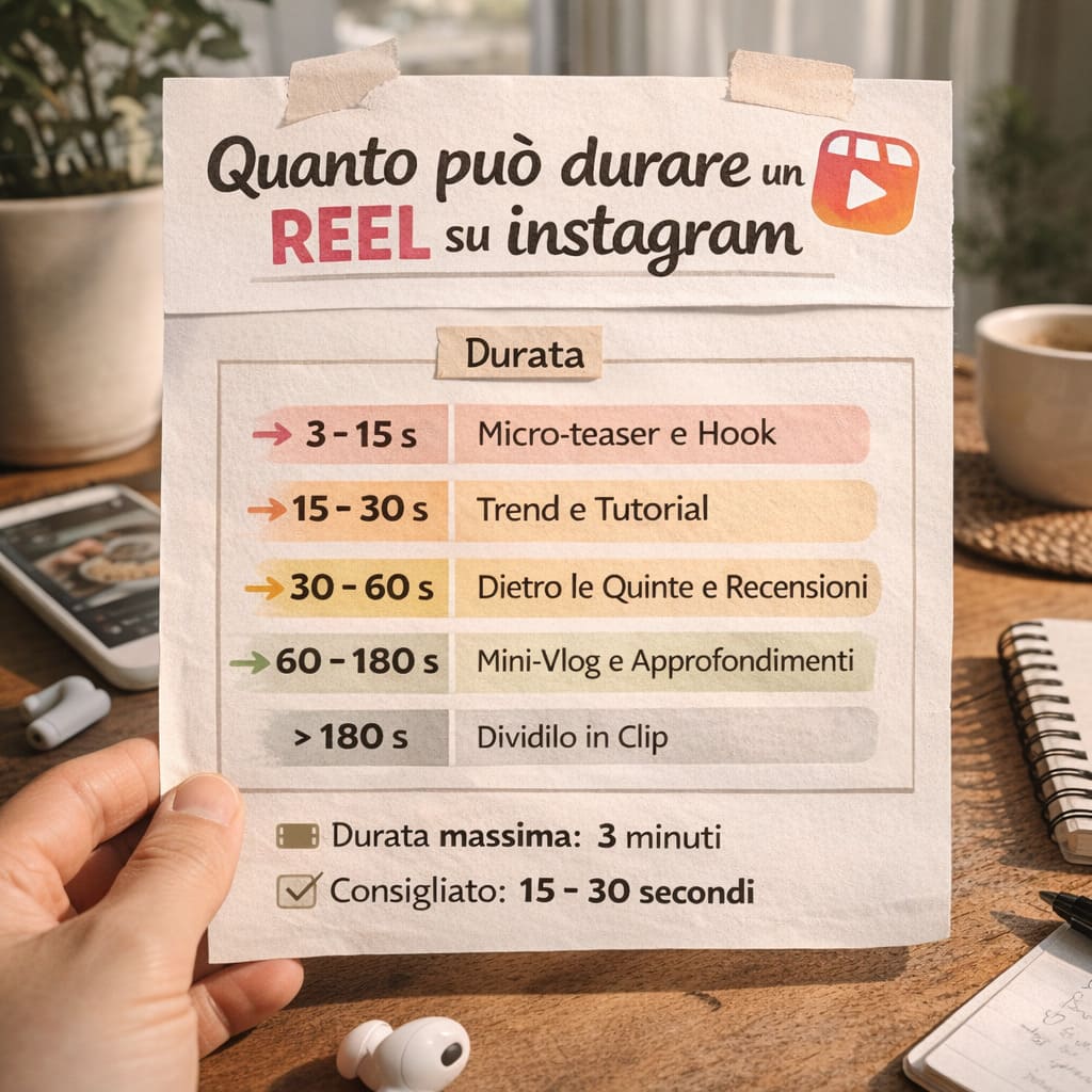 Quanto può durare un reel su instagram - Info