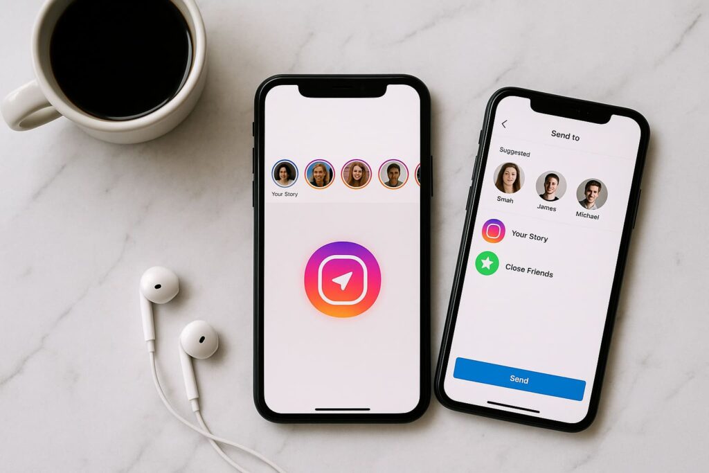 Come condividere una storia su instagram