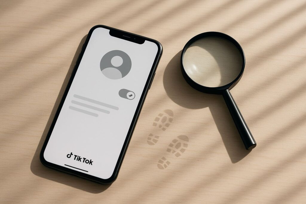 Se cerco una persona su tiktok se ne accorge